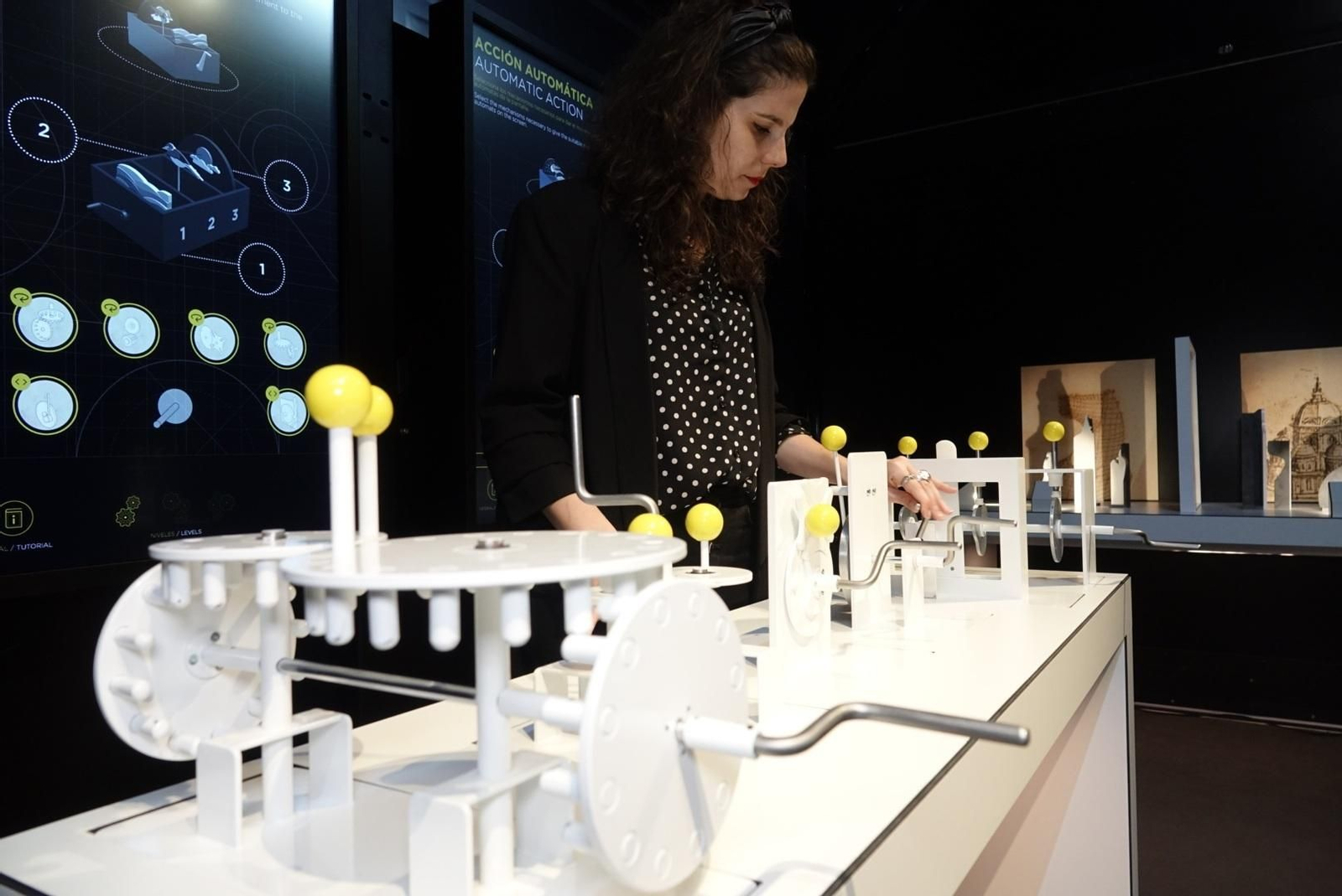 Uno de los juegos interactivos que reúne la exposición.