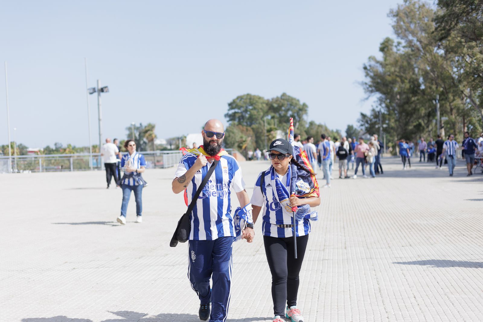 Las mejores imágenes de la afición del Recre en el partido contra la Segoviana