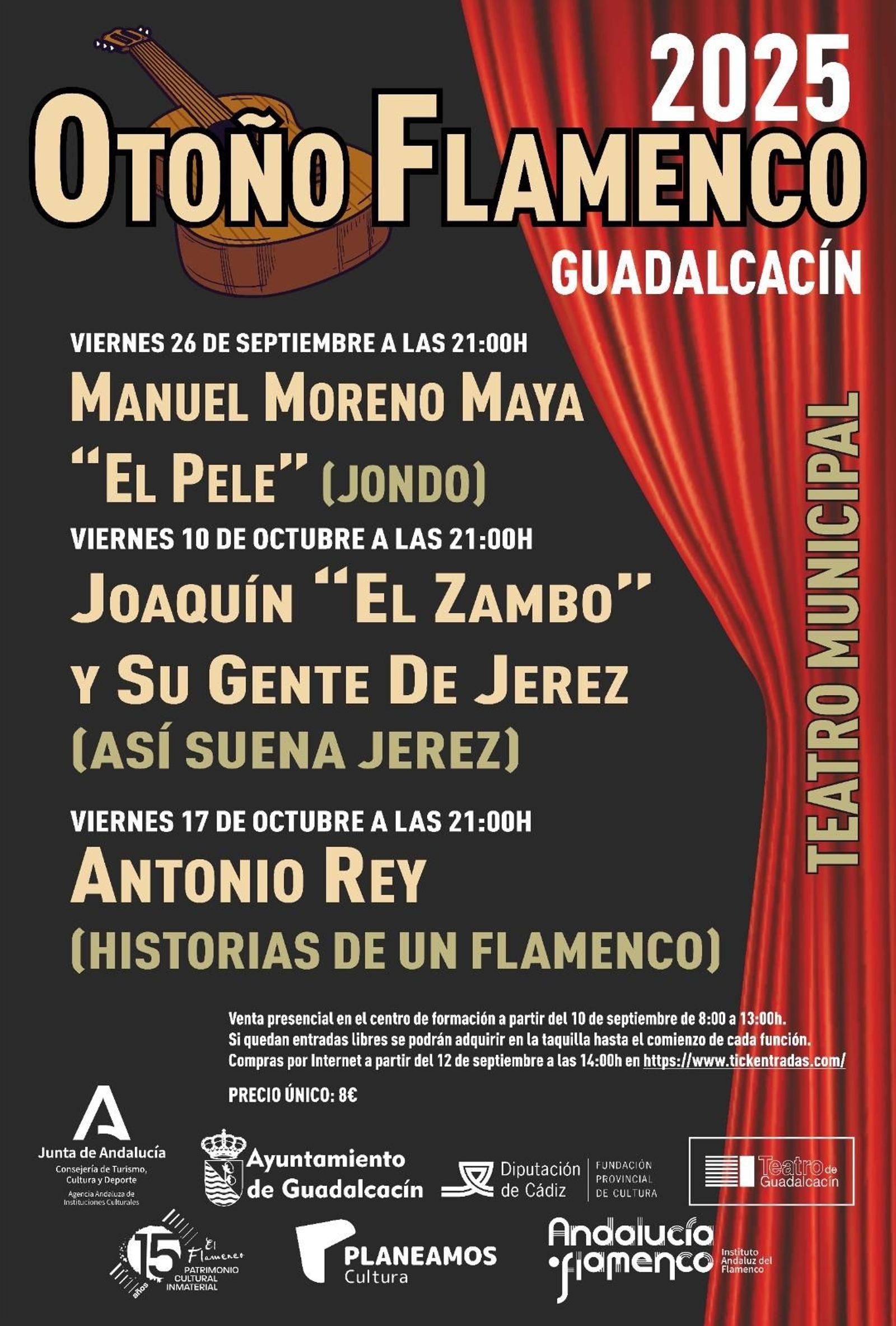 Cartel del Otoño Flamenco de Guadalcacín 2025.