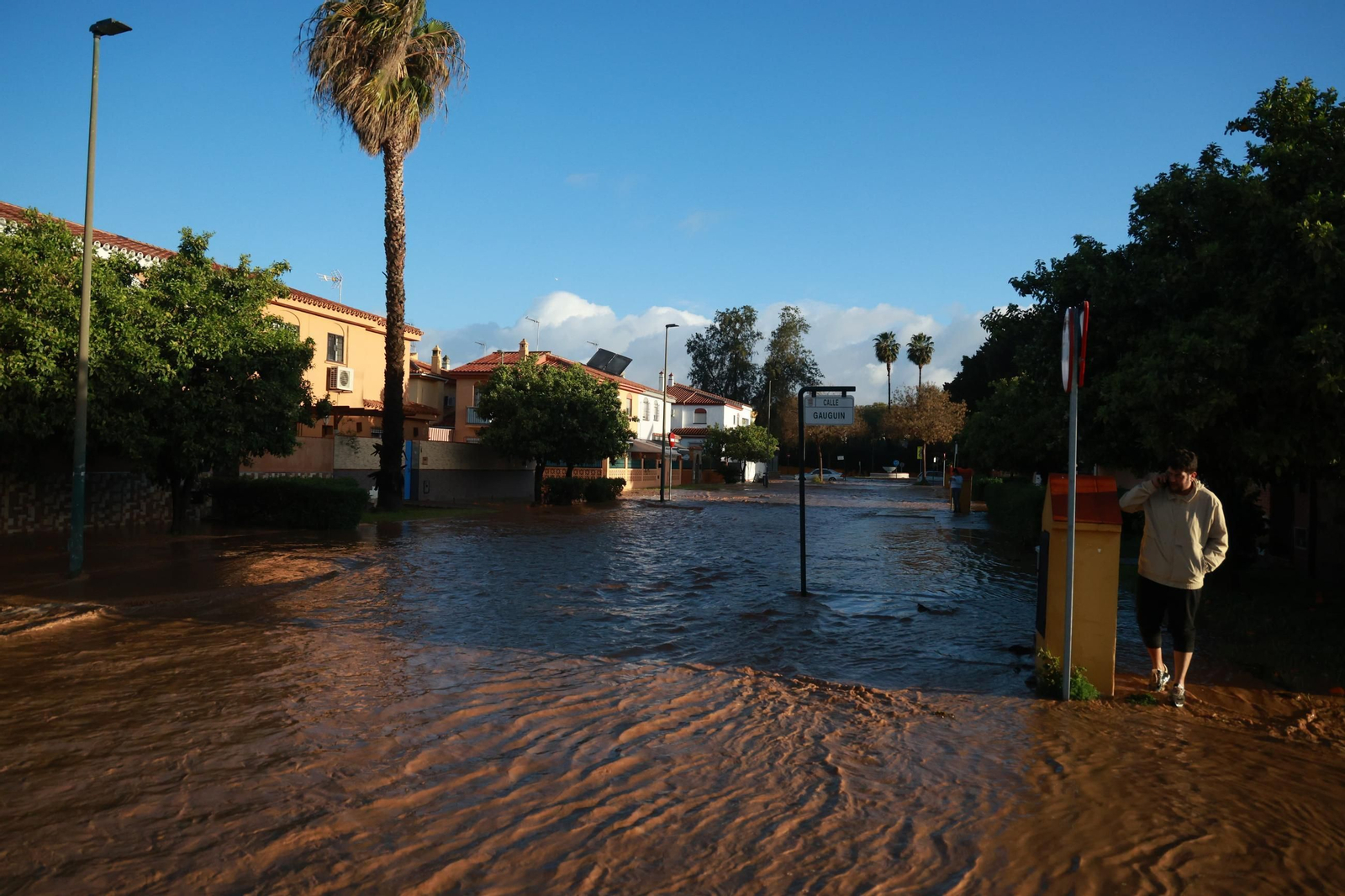 El ditrito malagueño de Campillos tras las lluvias de la borrasca 'Laurence', en imágenes