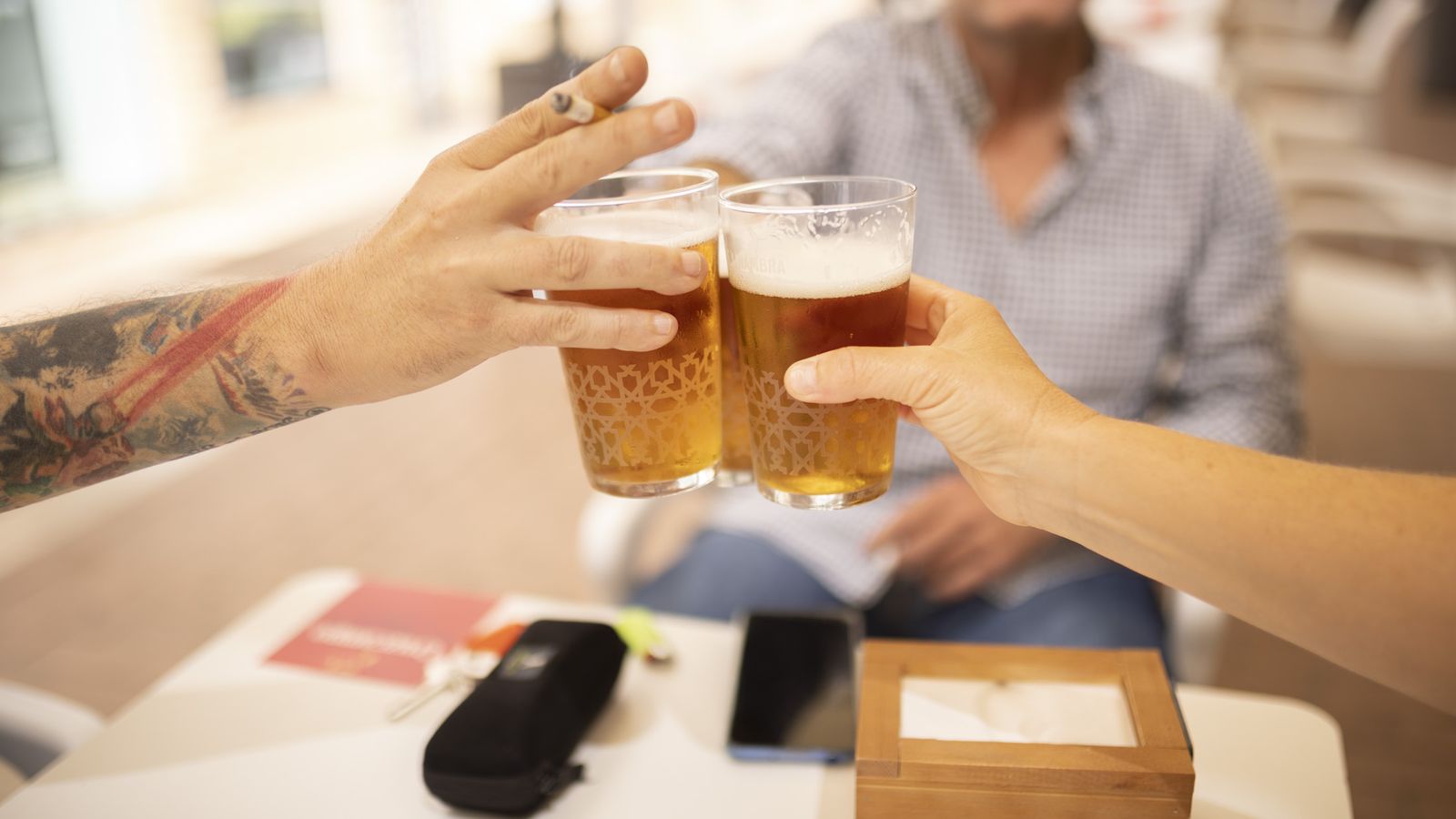 Los bares de la calle Rábida al mediodía