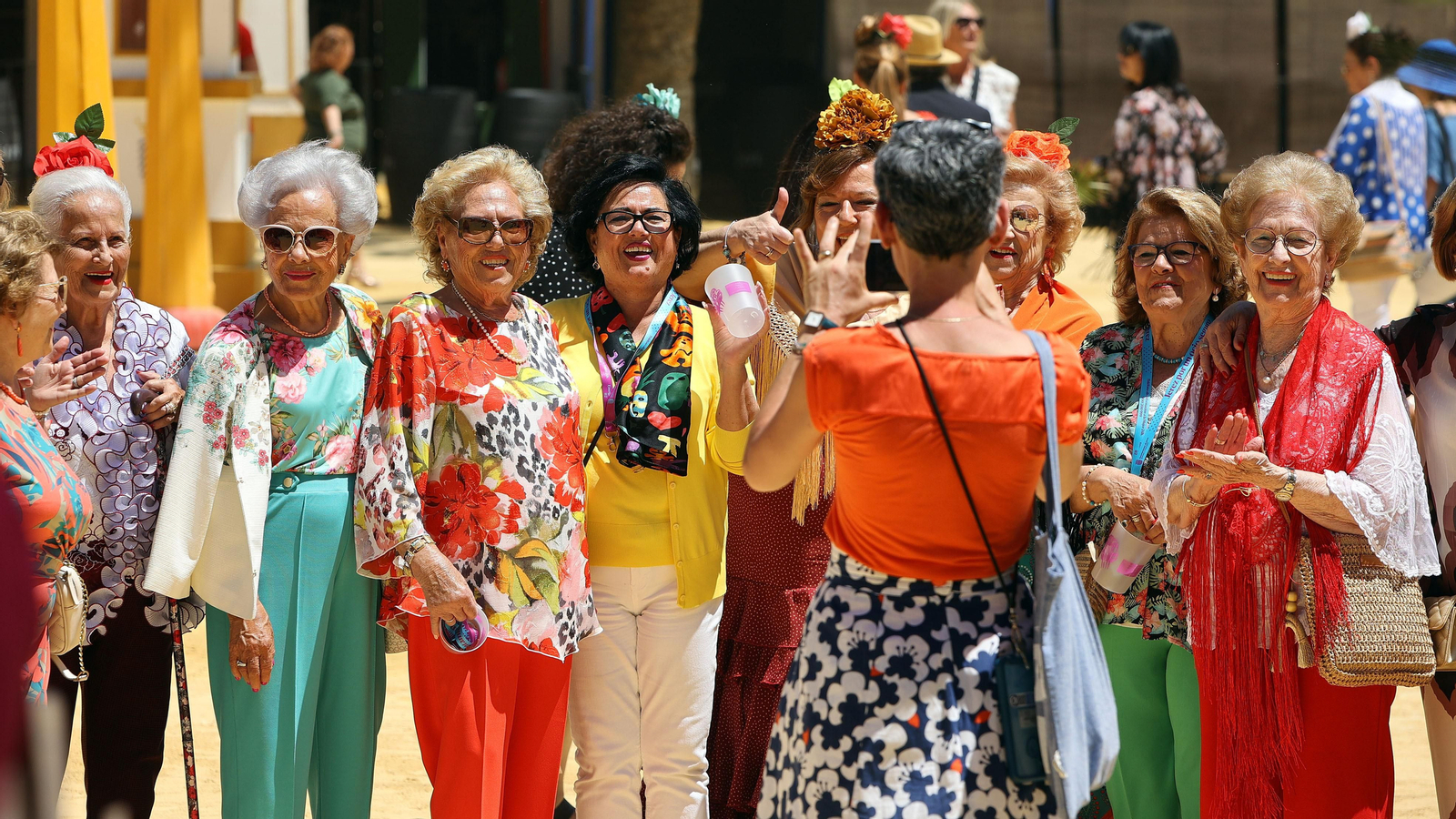 Imágenes del ambiente el miércoles en la Feria de Jerez 2024