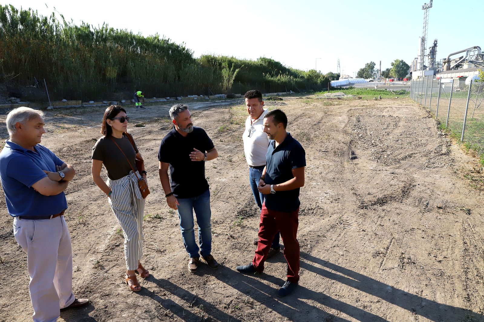 José Antonio Díaz y Rubén Pérez, en una visita al centro Zoosanitario