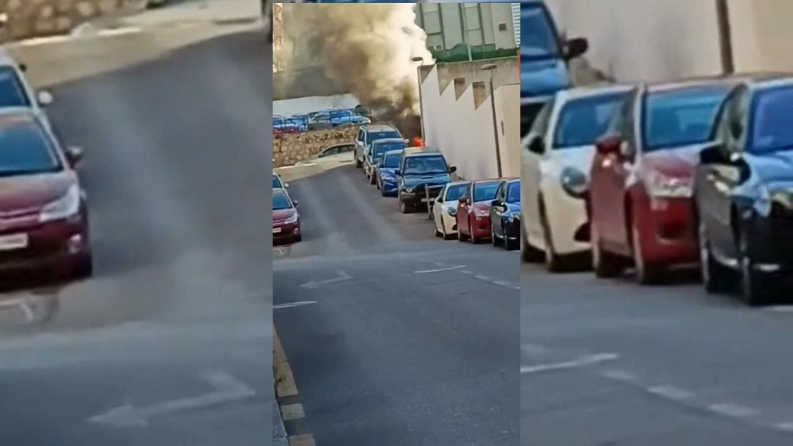 Un incendio sobresalta a los vecinos del Gran Eje en Jaén
