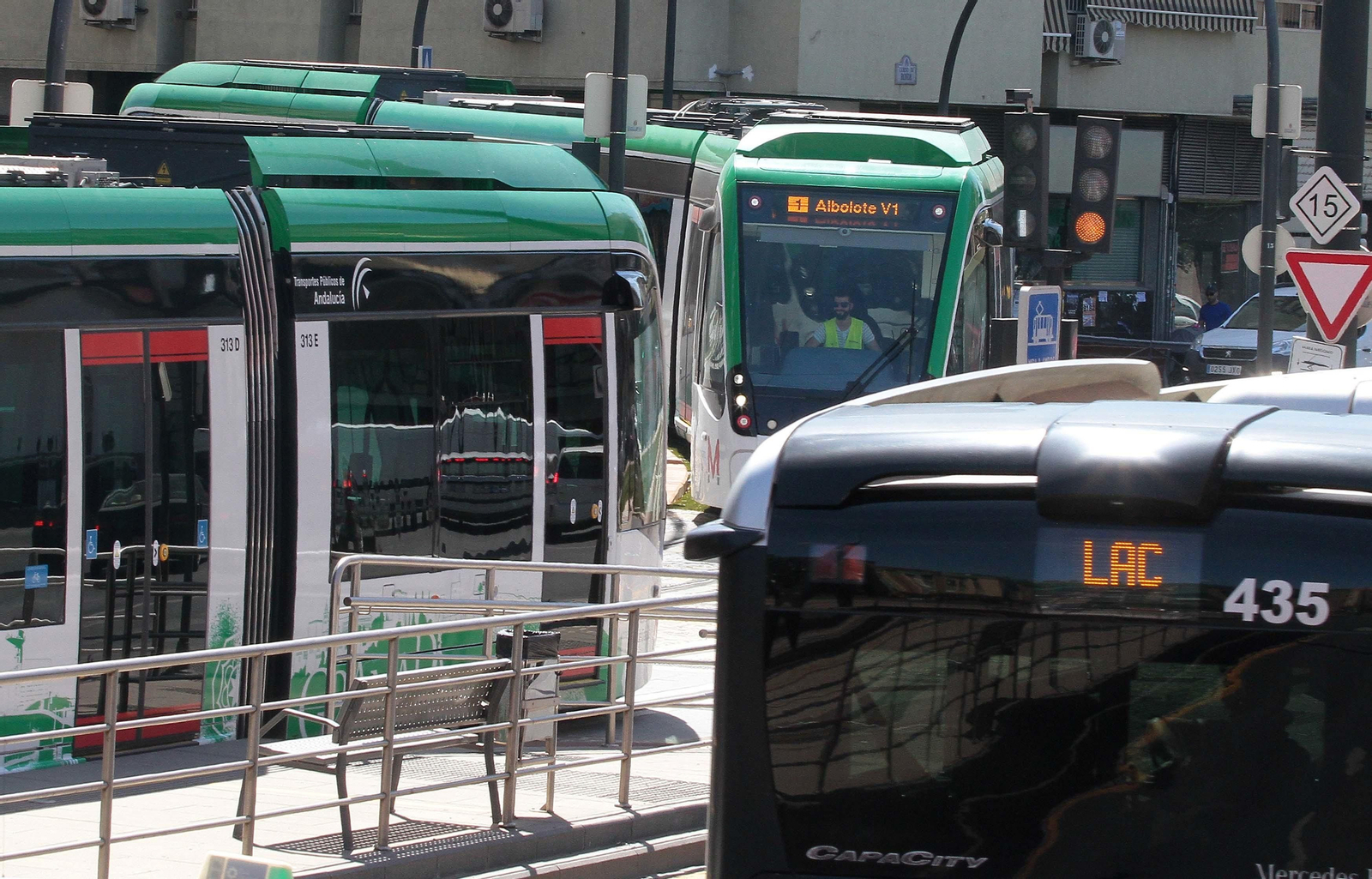 La imágenes de las pruebas del tranvía