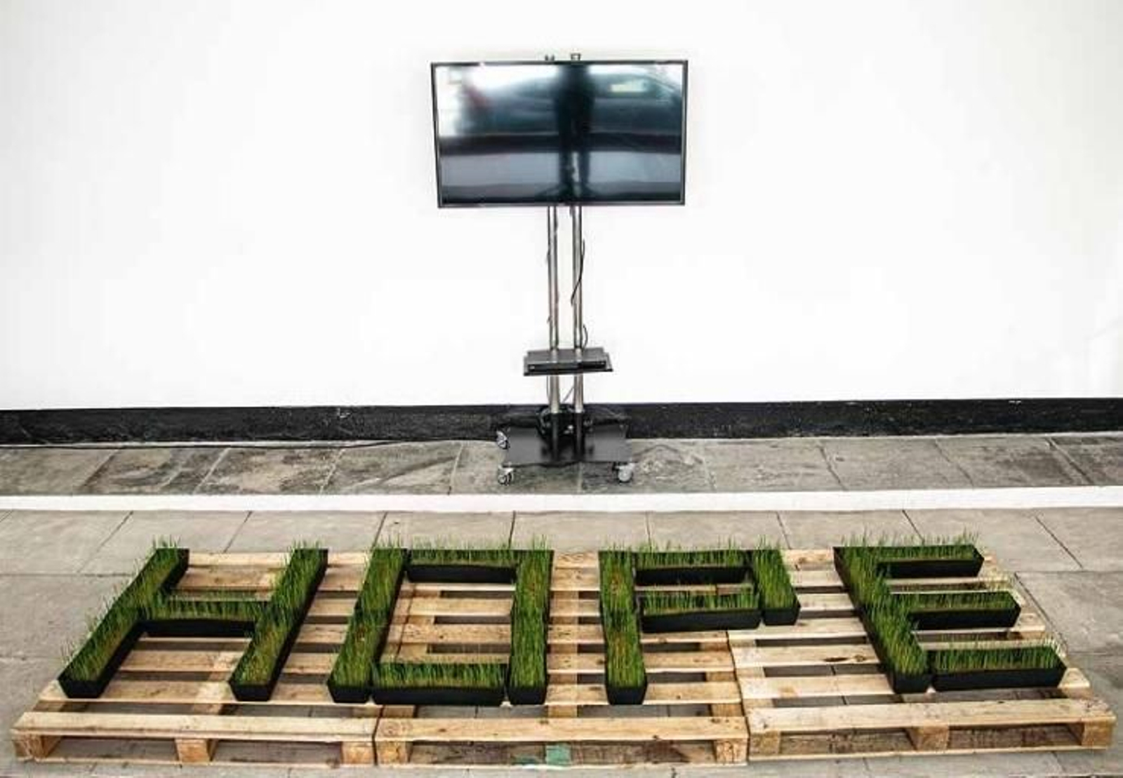 Instalación 'Hope, de Alan Pérez. Exposición 'Éxodo'.