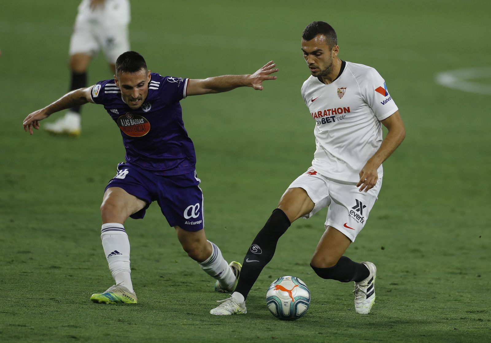 Las imágenes del Sevilla-Valladolid