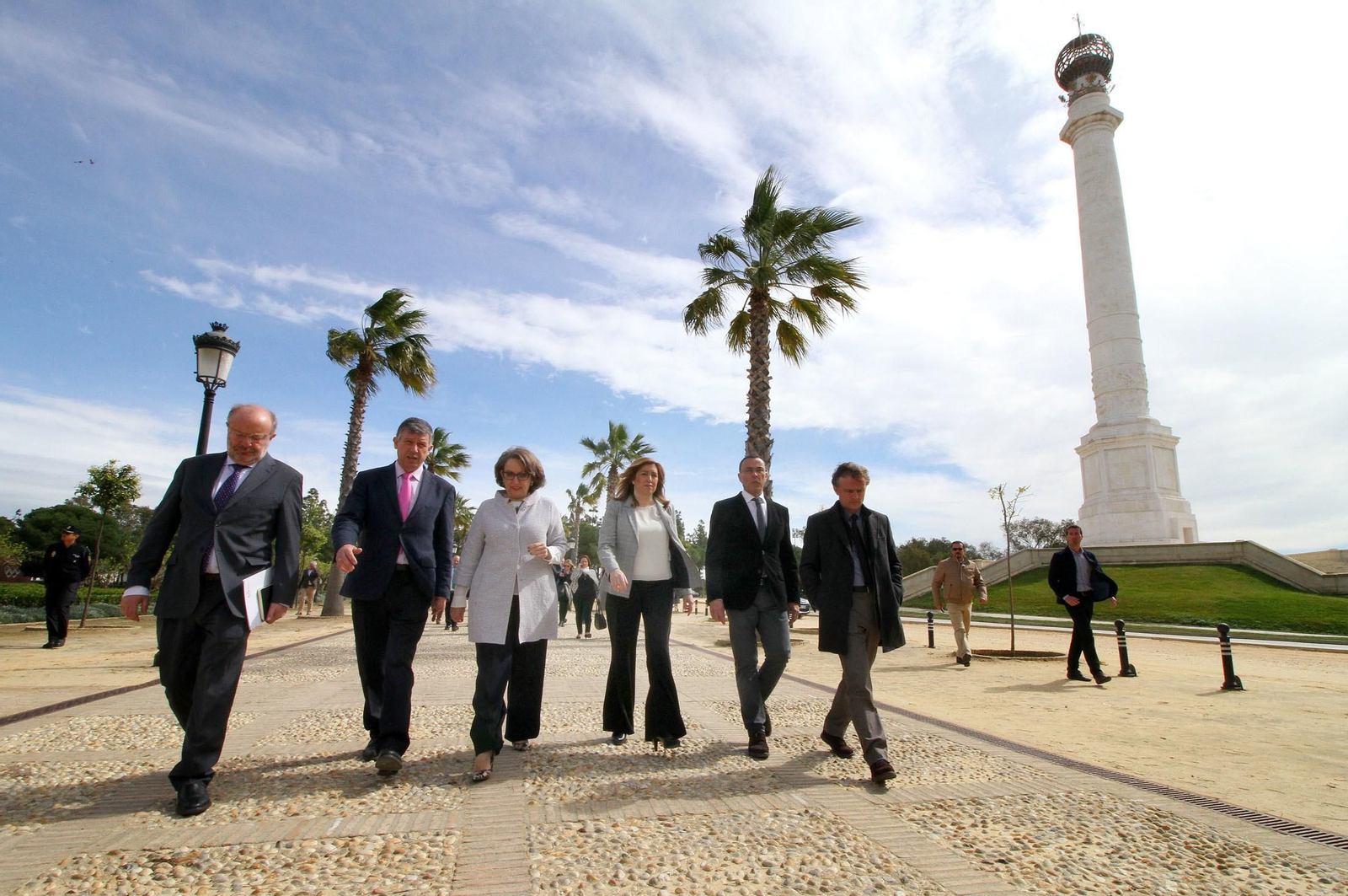 Susana Díaz, en La Rábida