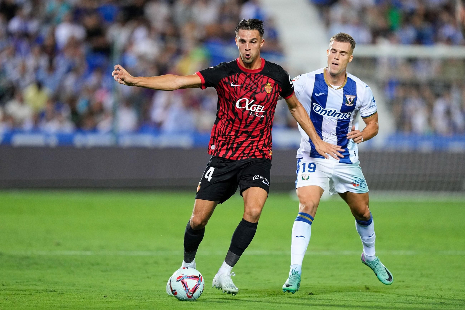 Valjent, en un encuentro reciente con el Mallorca en casa del Leganés.