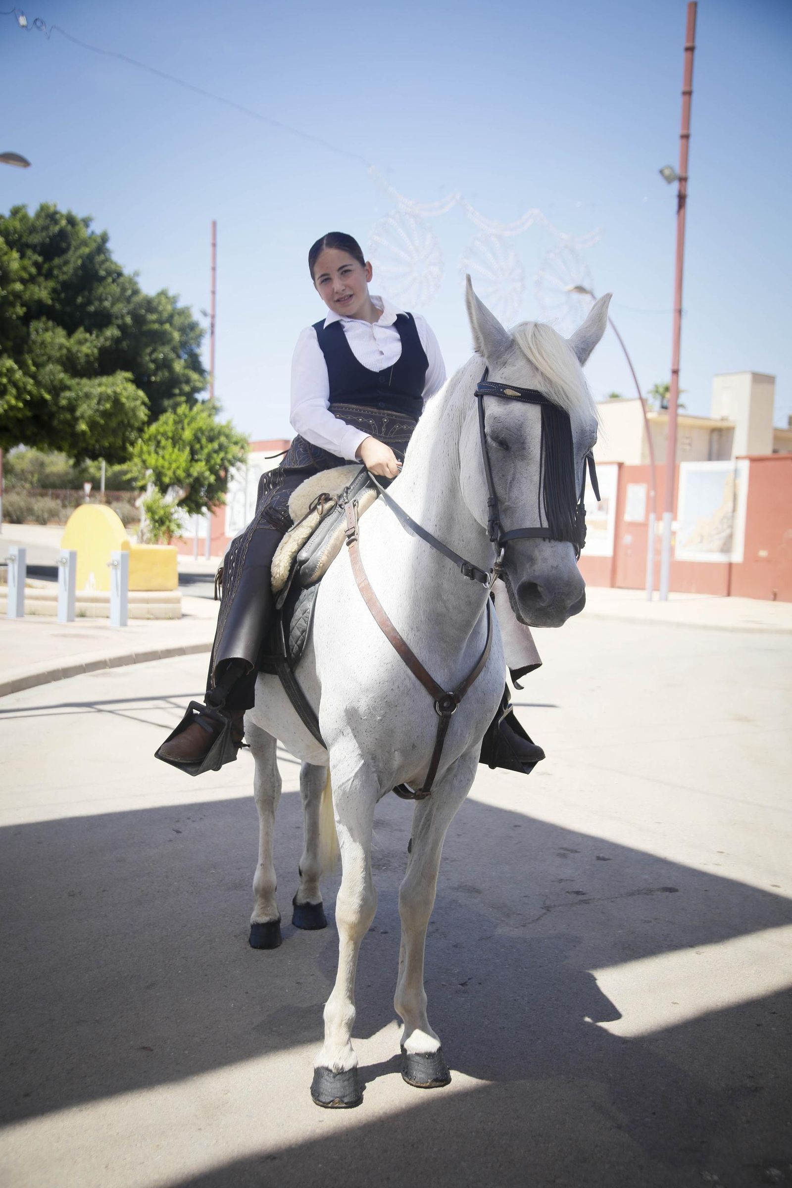 Las imágenes del paseo de Caballos y Carruajes, en el recinto ferial