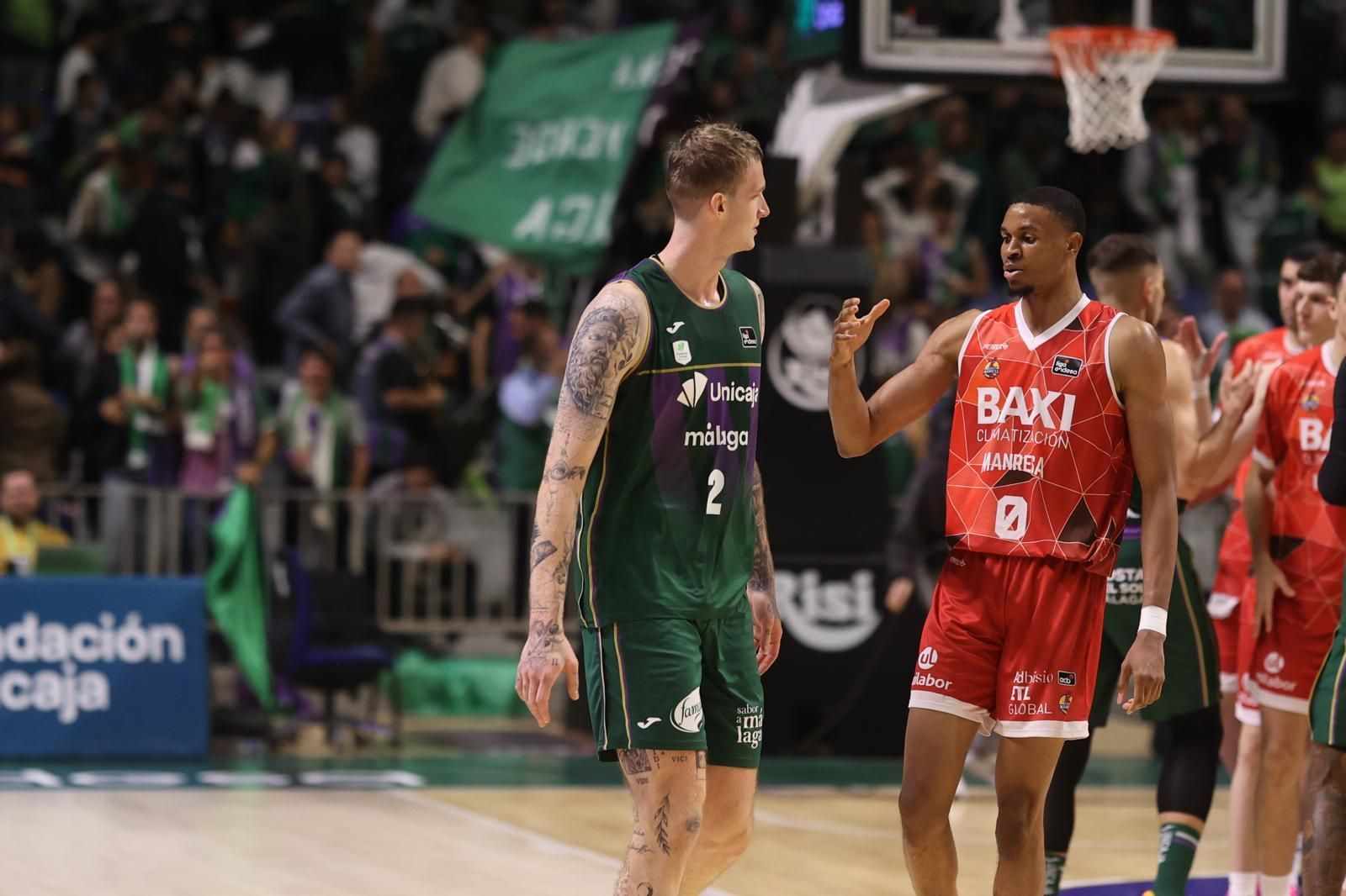 El Unicaja-Baxi Manresa, en fotos