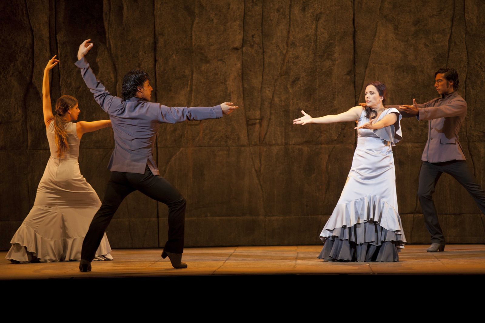 La bailaora y coreógrafa Eva Yerbabuena durante un espectáculo.