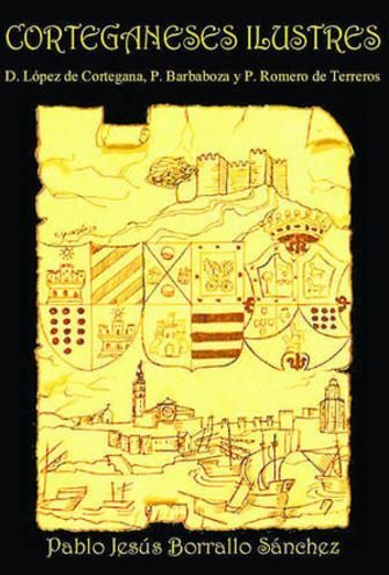 Portada de un ejemplar de 'Corteganeses ilustres'.