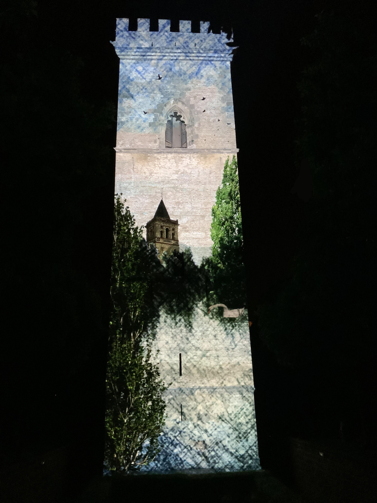 Otro detalle de las proyecciones de Producciones Imperdibles.