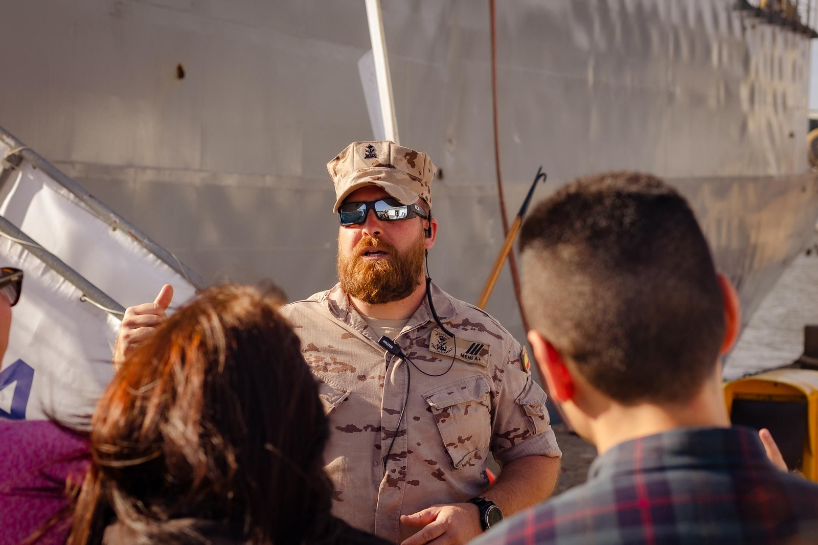 Imágenes del patrullero Centinela en el Muelle de Levante