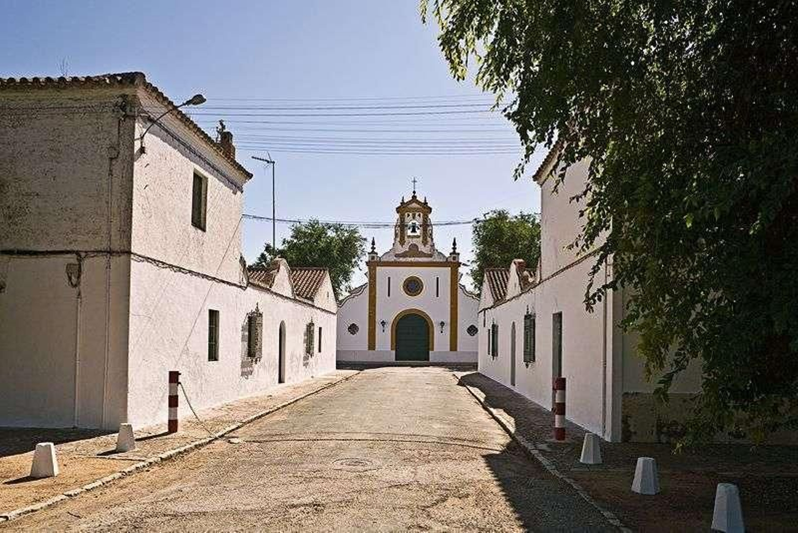 Vista de una de las calles del poblado