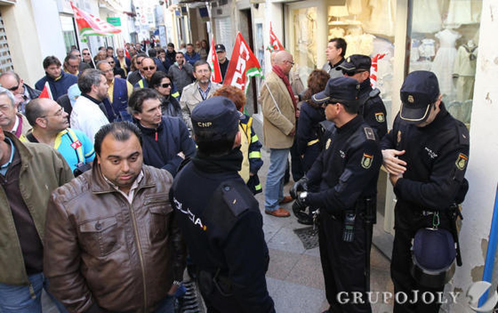 Las imágenes de la huelga general en Jerez. 

Foto: Pascual
