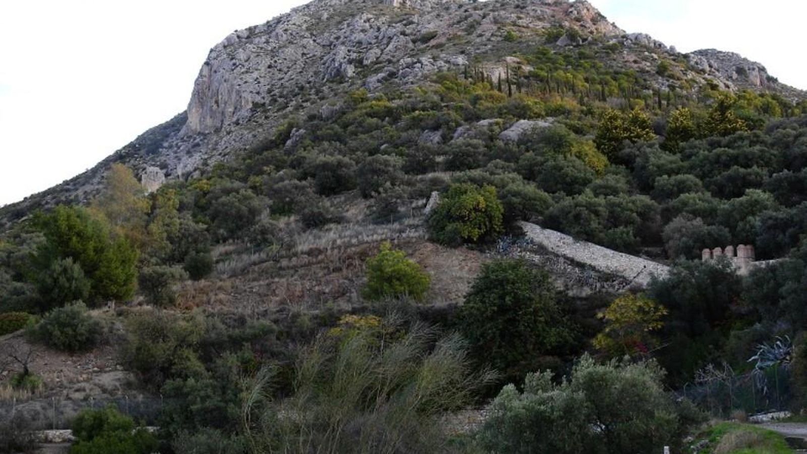 El Monte San Antón, en Málaga capital.