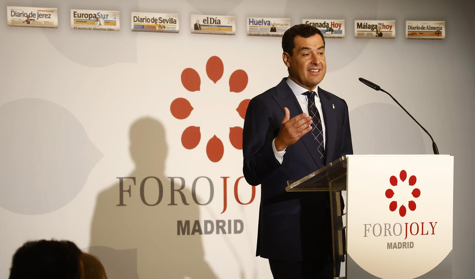 Foro Joly con Juanma Moreno en Madrid, todas las imágenes