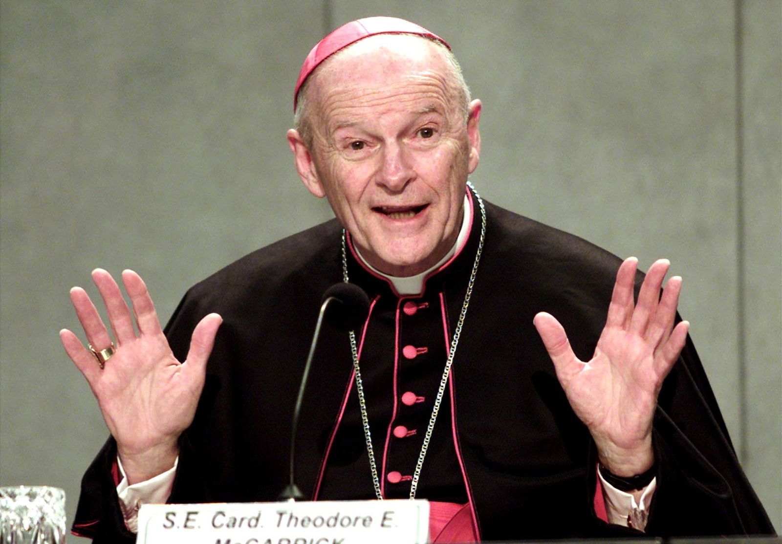 El ex arzobispo de Washington Theodore McCarrick.