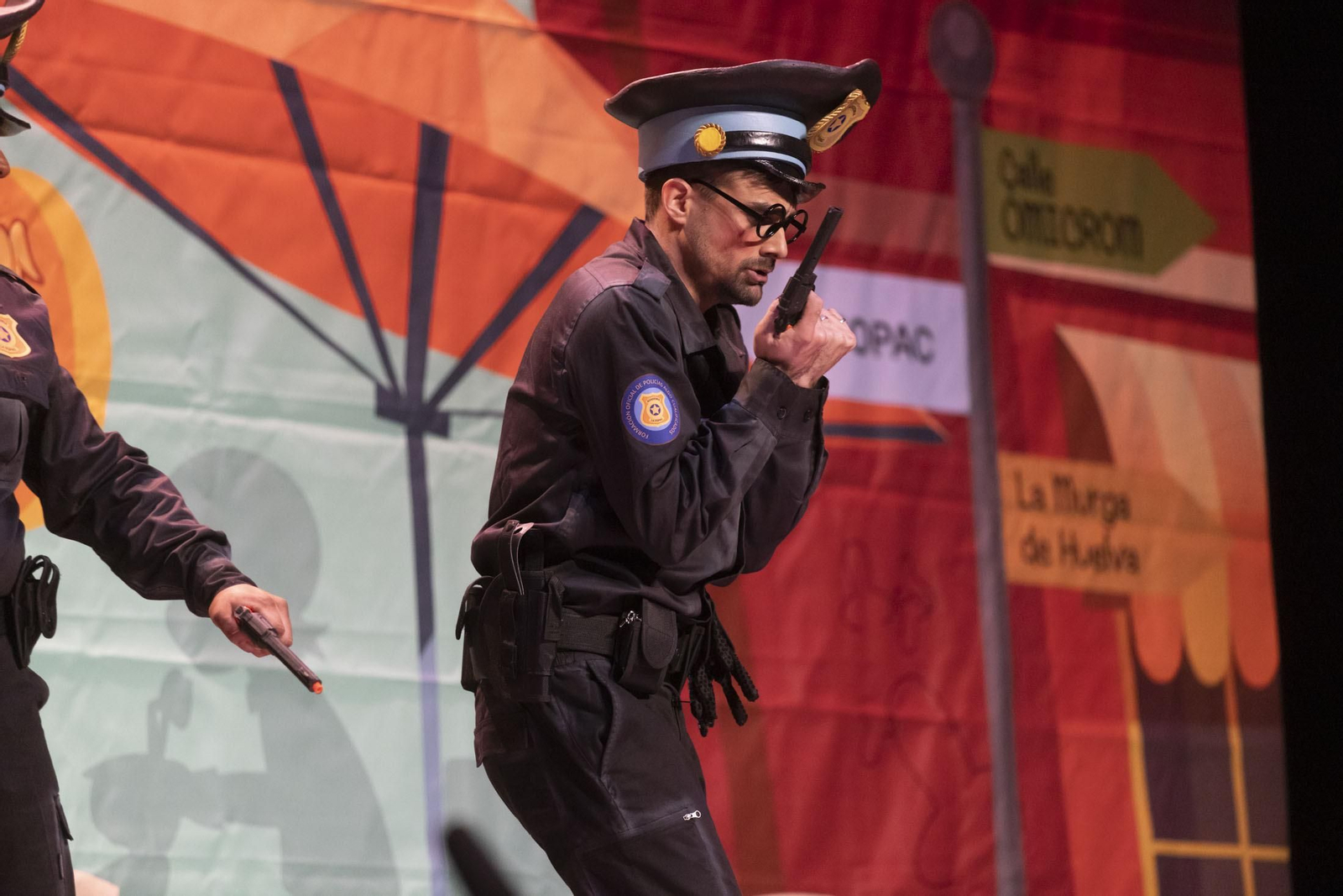 Imágenes de la actuación del cuarteto de Huelva “La F.O.P.A.C.” en la Final del Carnaval Colombino