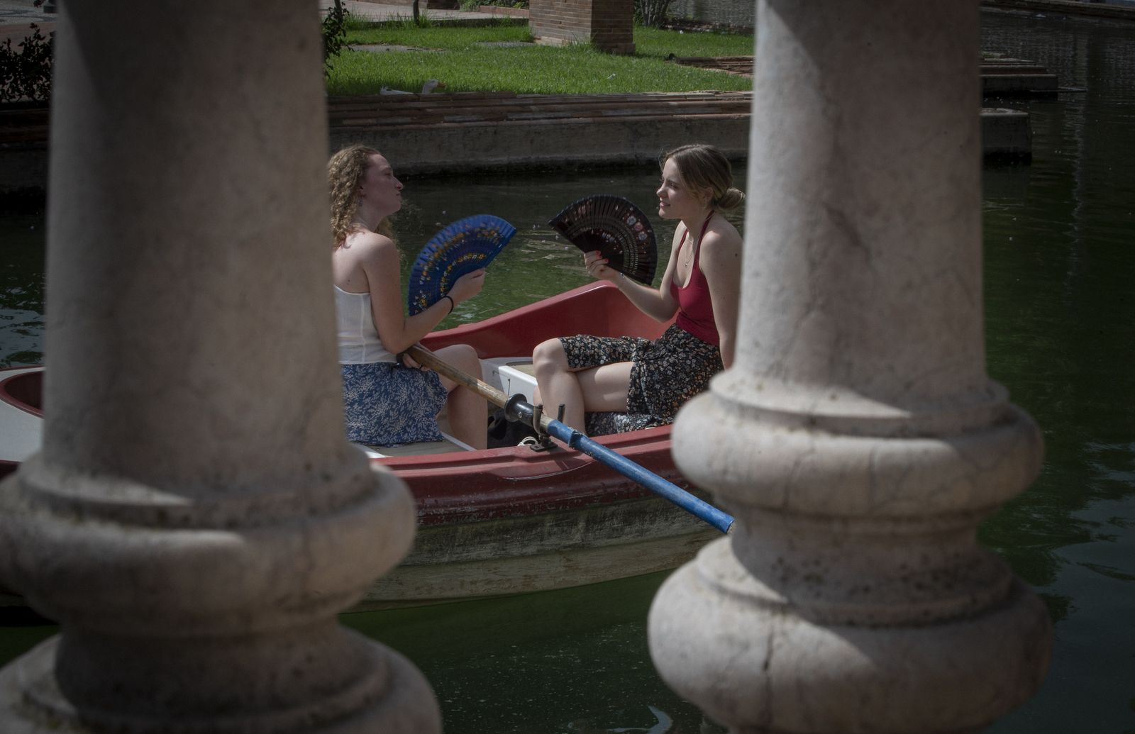 Primera jornada de calor en Sevilla