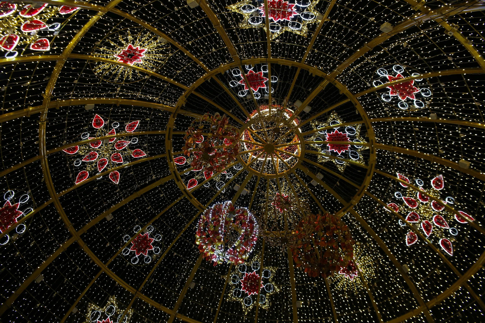 Granada se llena de luces y color con el encendido de la Navidad 2019, en imágenes