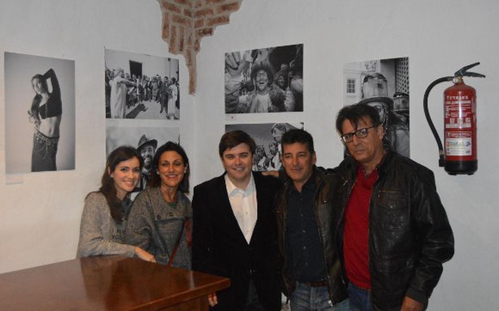 Julia Rivas, Emi Abad, Javier Caravaca, Carlos Pérez y Antonio Arroyo Navarro.  Foto: Ignacio Casas de Ciria