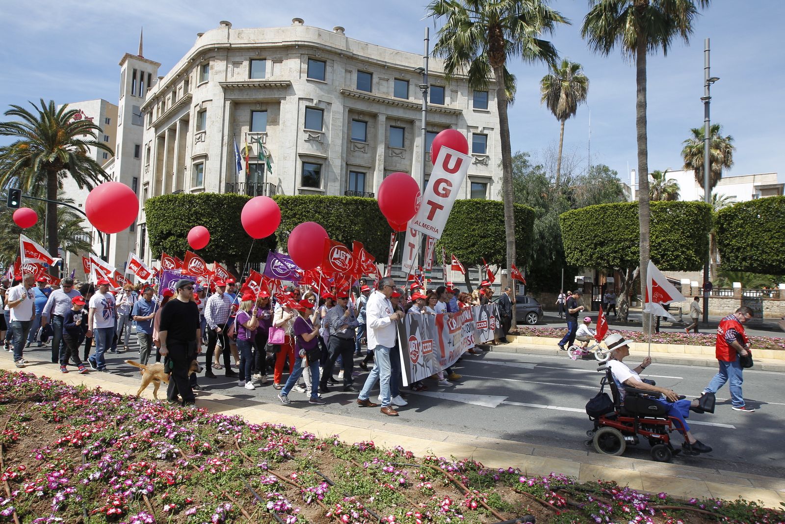 Fotogalería Manifestación del Primero de Mayo. Día Internacional de los Trabajadores. Almería