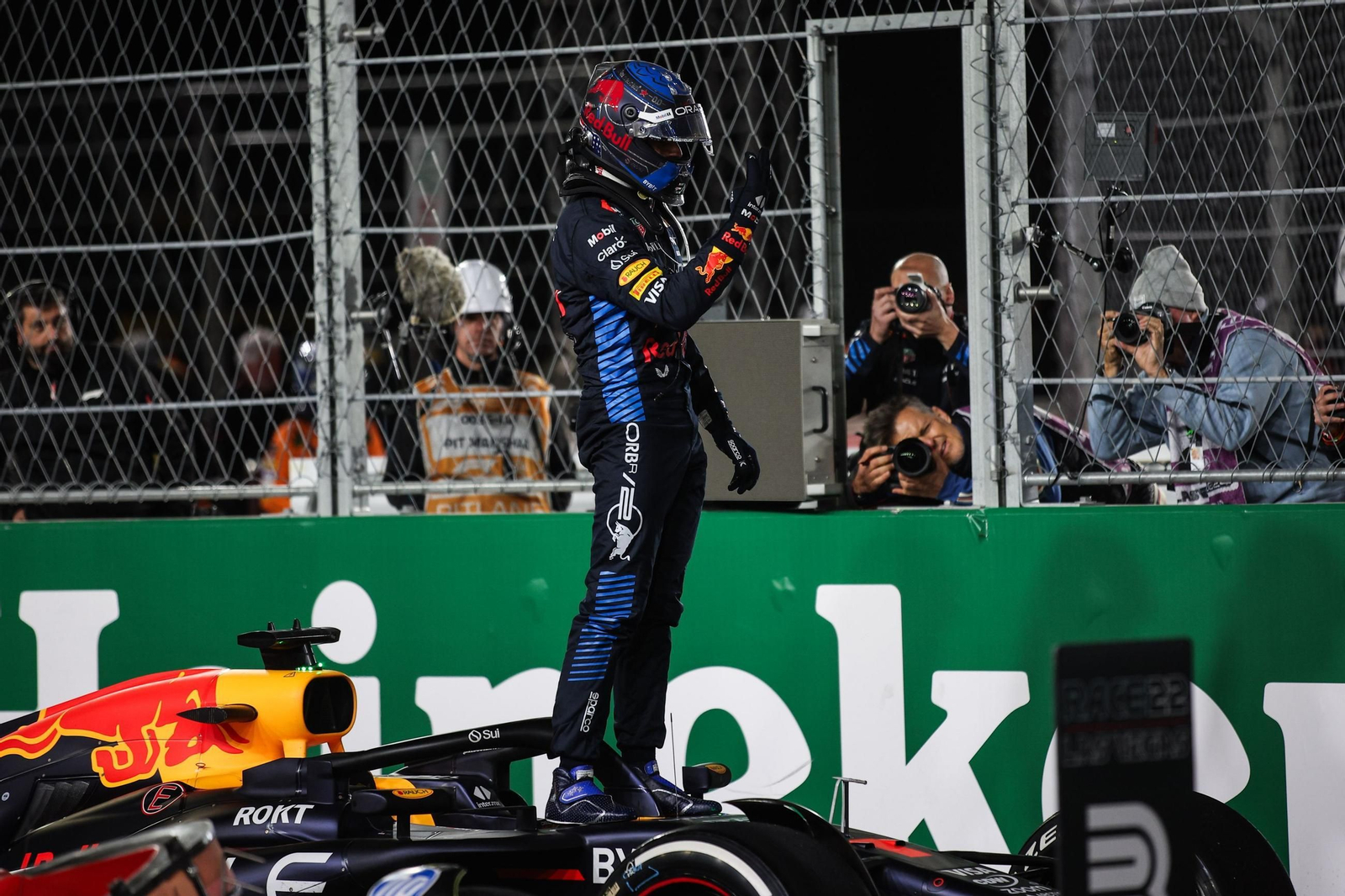 Las fotos del título mundial de Verstappen en Las Vegas