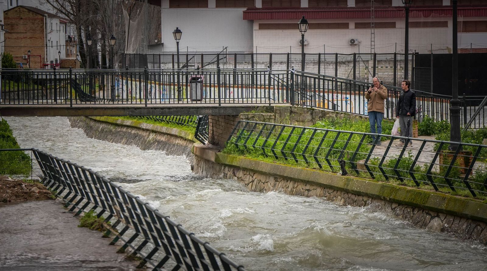 Imágenes de los torrentes de agua por las calles de Ubrique