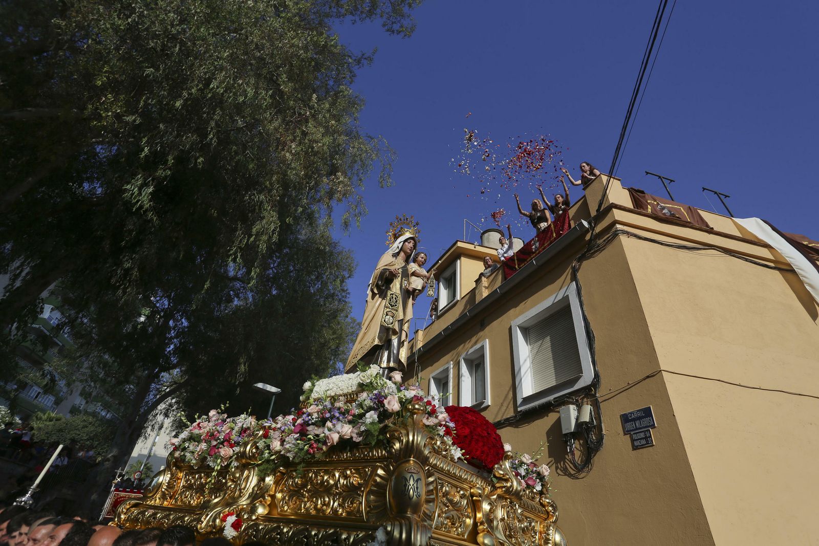 Las fotos de las procesiones de la Virgen del Carmen en Málaga