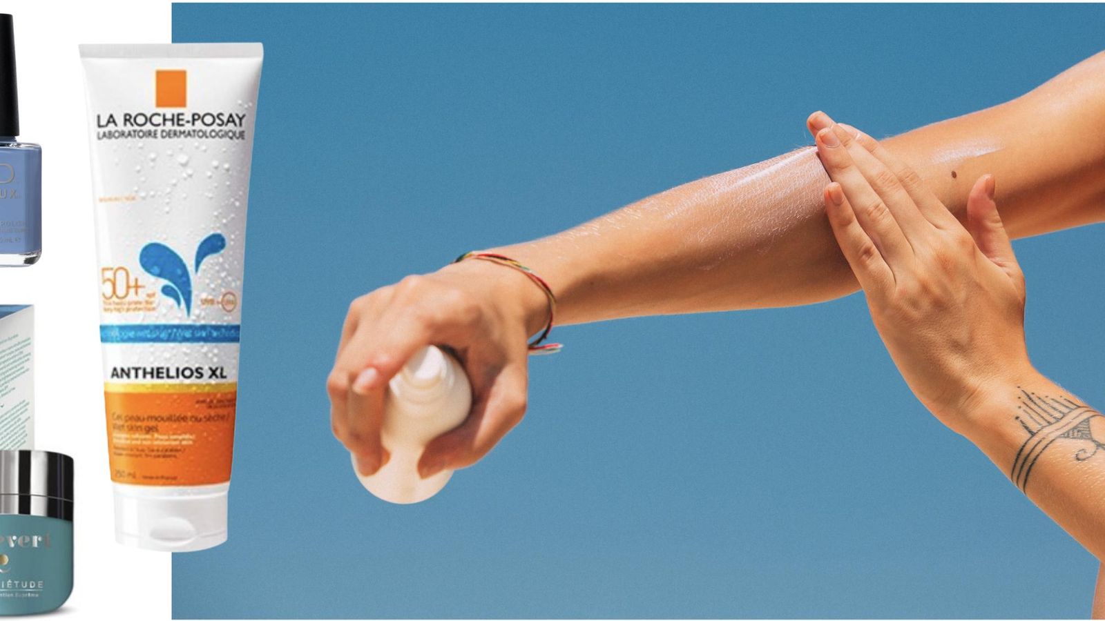 No hay que olvidar echar en la maleta el protector solar, una buena hidrante y esmalte de uñas.