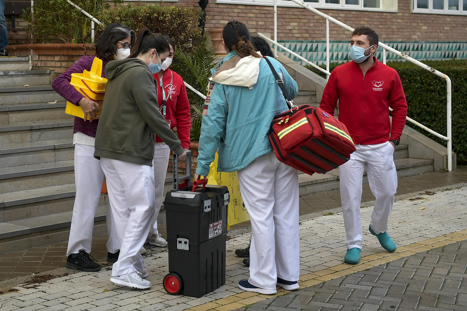 Fotos: segundo día de vacunas en Granada