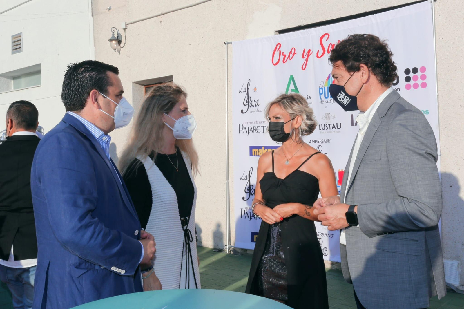 Ana Mestre durante uno de los encuentros de Oro y Sangre en El Puerto de Santa María.