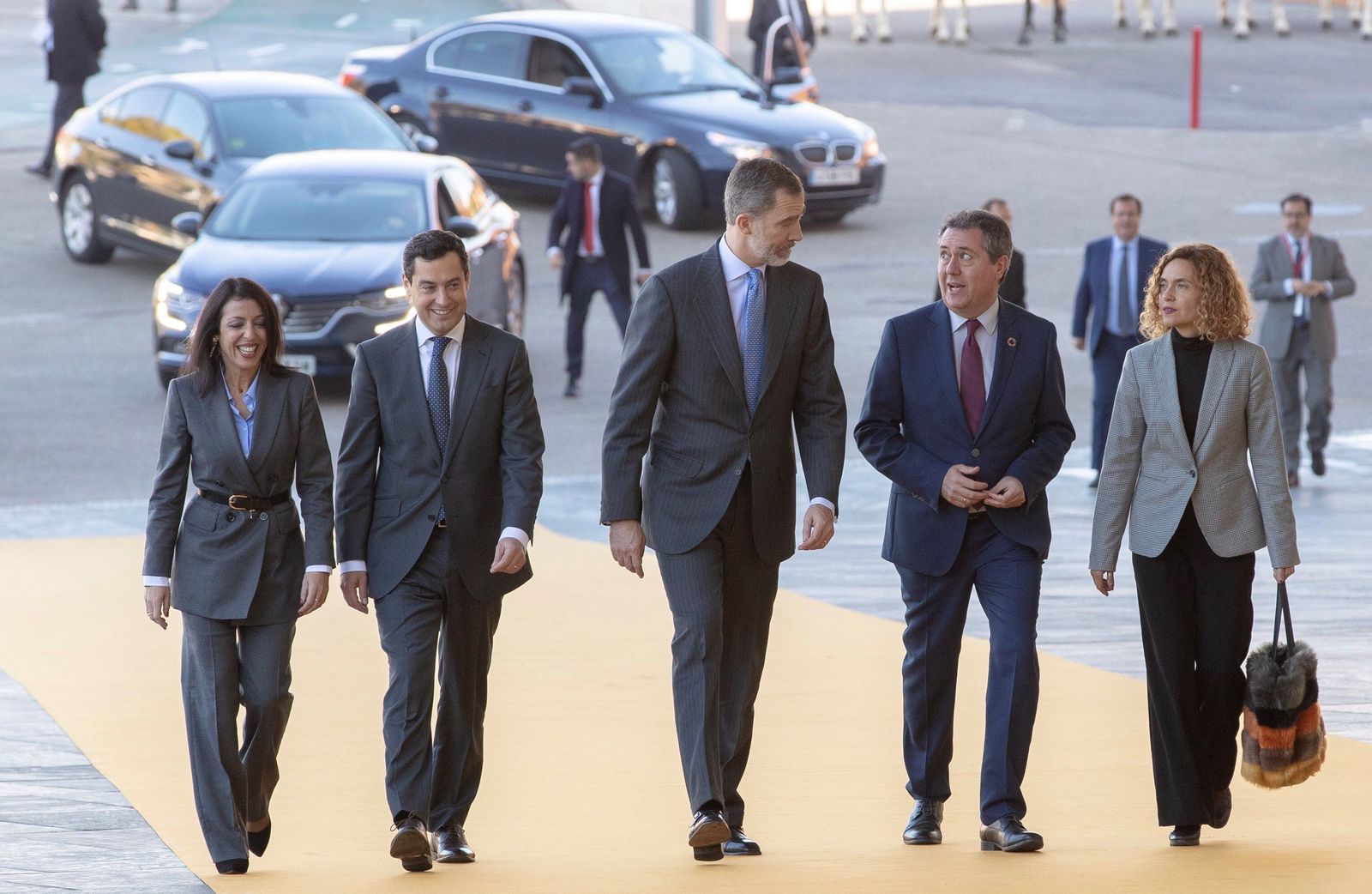 Las imágenes de la visita del Rey a Sevilla