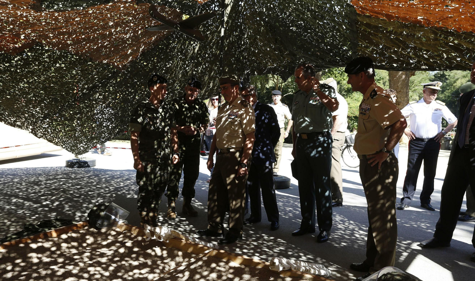 La exposición del Ejército en el Parque de María Luisa