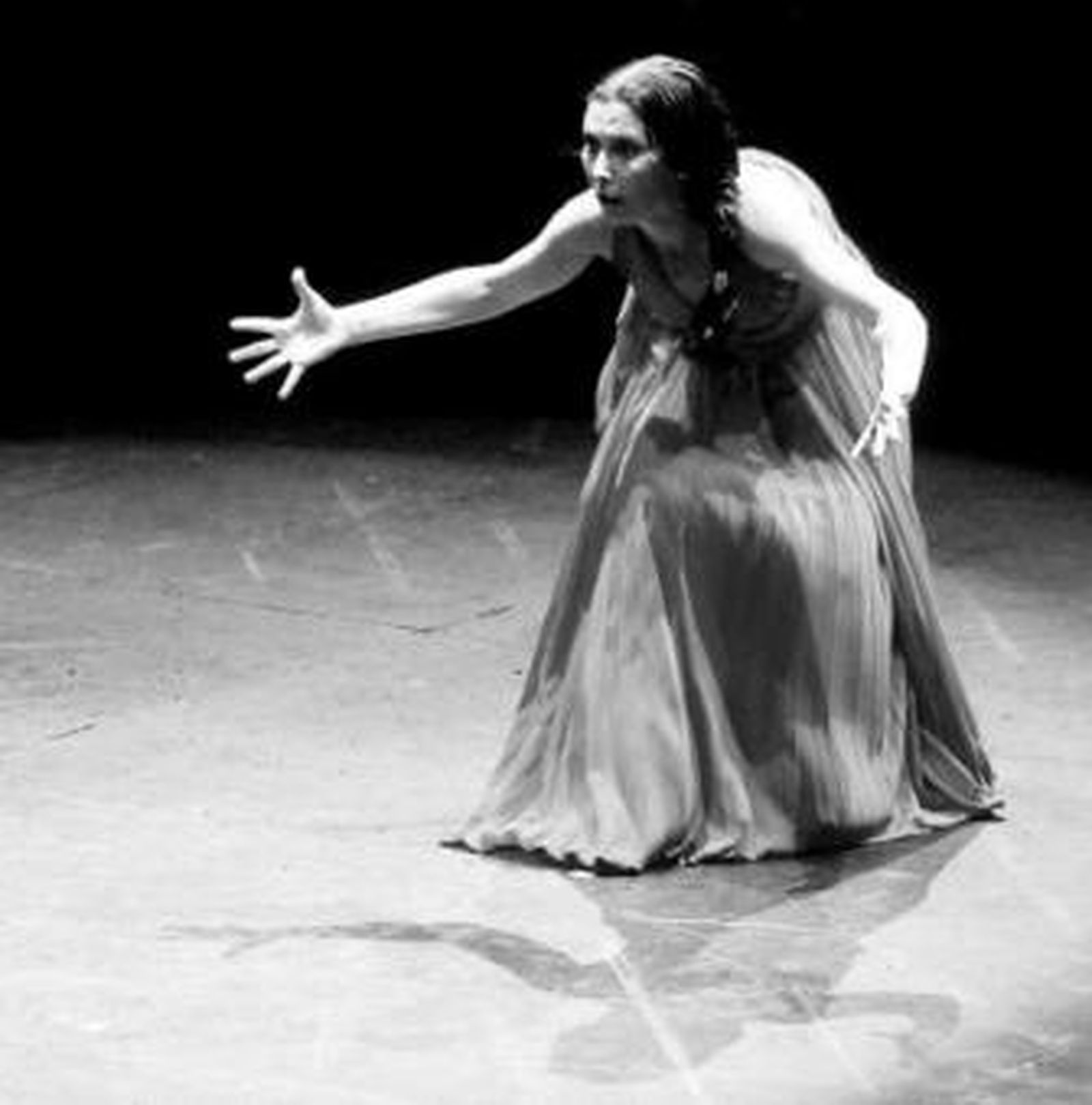 Sara Baras en su actuación del sábado en Roquetas.