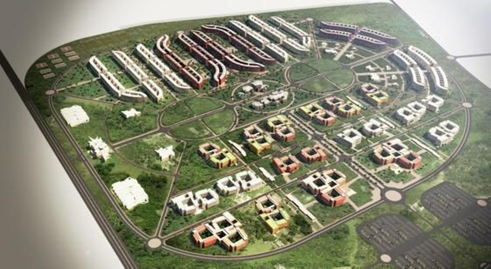 'Masterplan' del nuevo campus de la RSUST.

Foto: Málaga Hoy