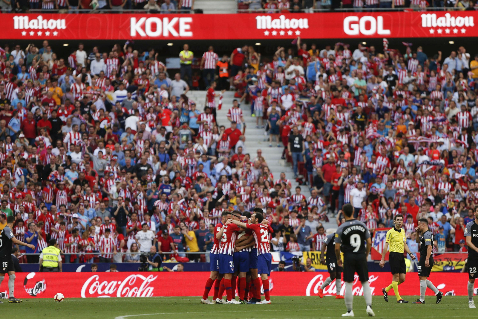 El Atlético de Madrid-Sevilla FC, en imágenes