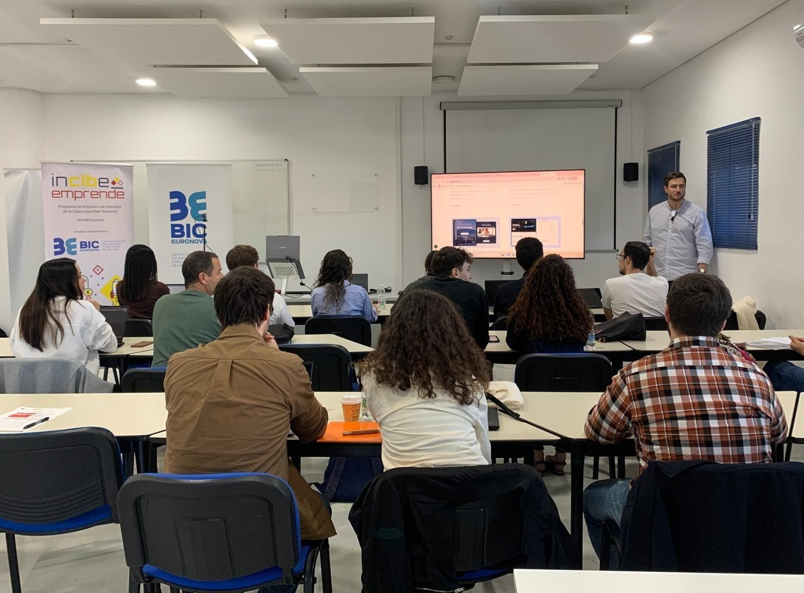 Una de las formaciones del programa CiberEmprende en BIC Euronova