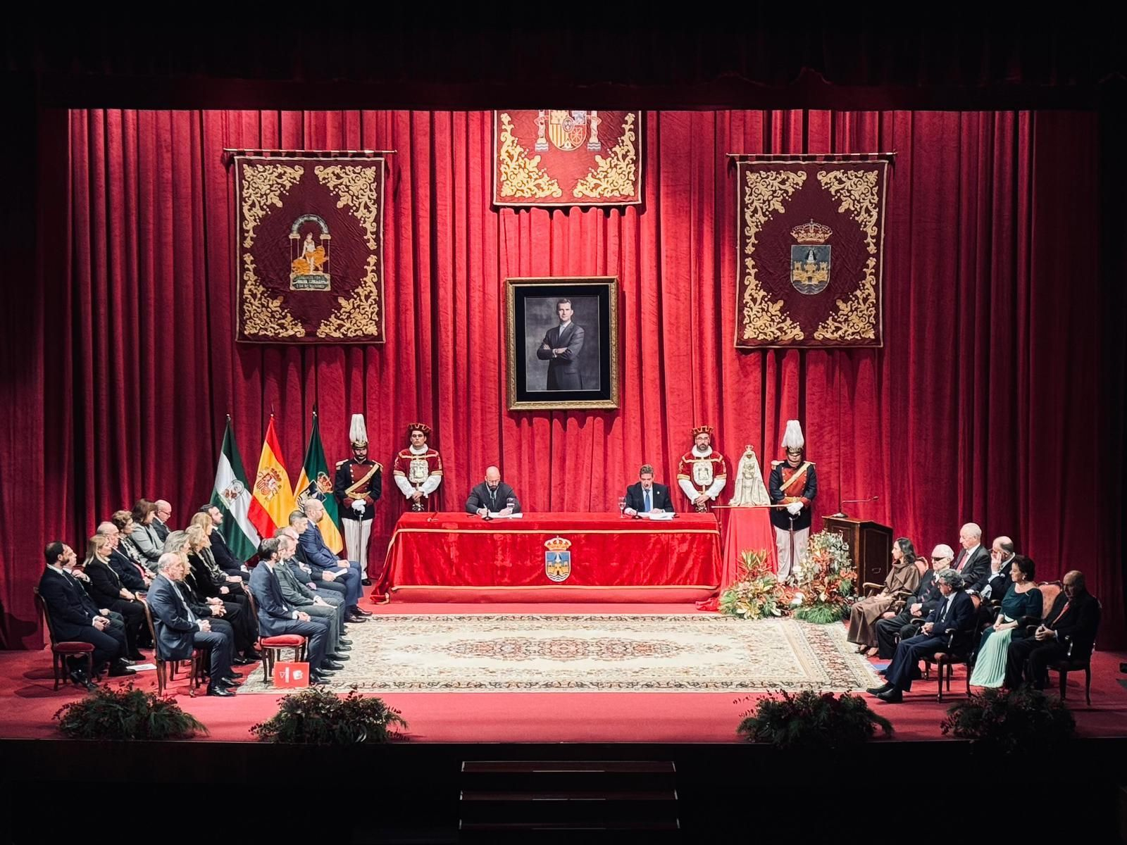 Una vista del escenario del teatro municipal Pedro Muñoz Seca.