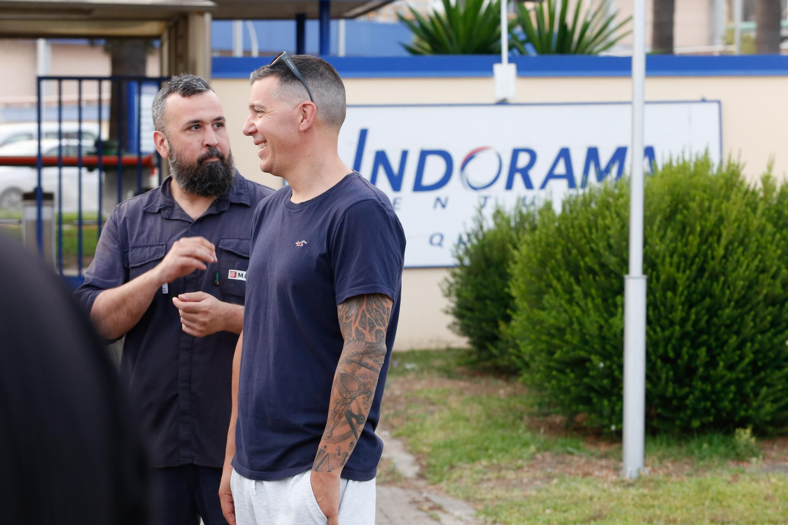 La primera jornada de la huelga del metal en el Campo de Gibraltar, en imágenes