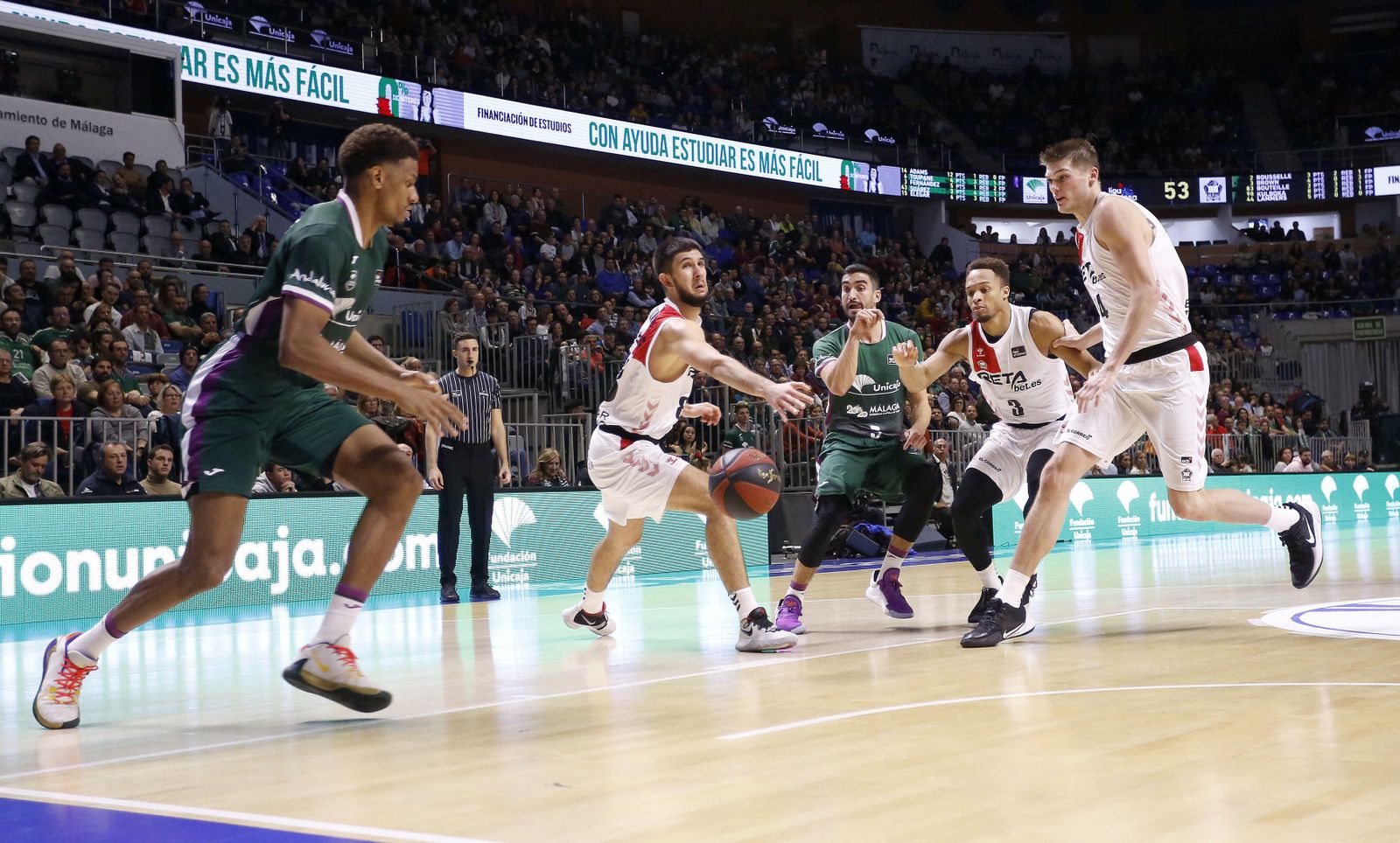 Imagen del Unicaja-Retabet Bilbao.