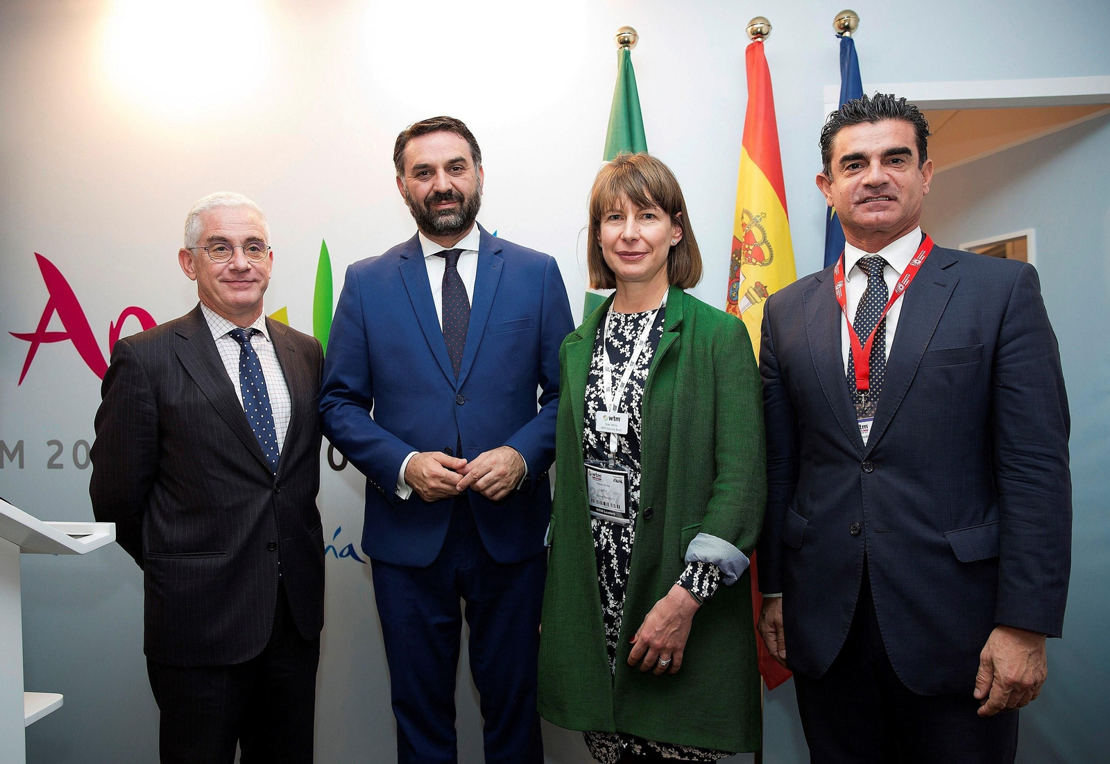 Un momento de la presentación ayer en la WTM  del congreso de ABTA, que tendrá lugar en 2018 en Sevilla.