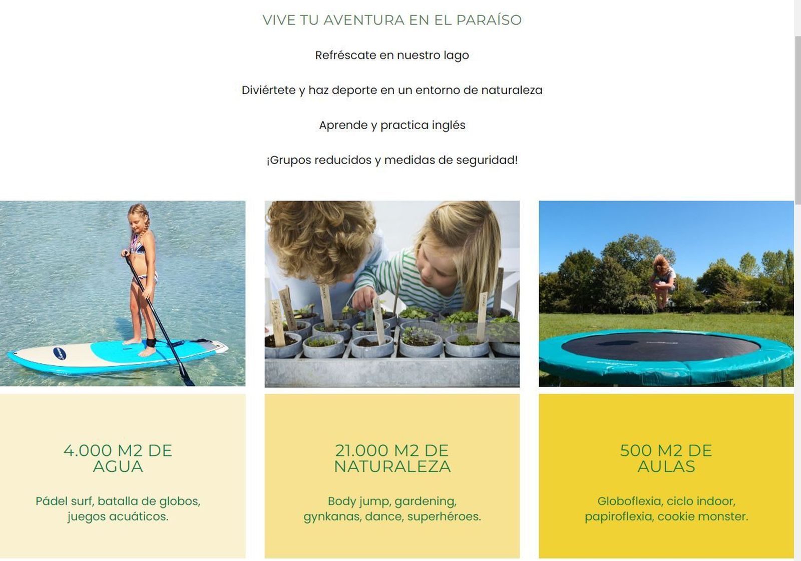 Campamentos de verano en Jerez