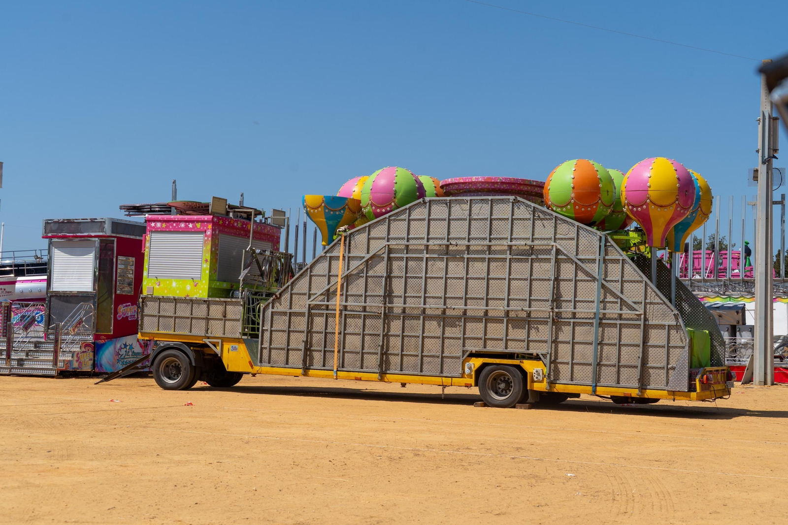 Imágenes de las Fiestas Colombinas días antes de su inauguración