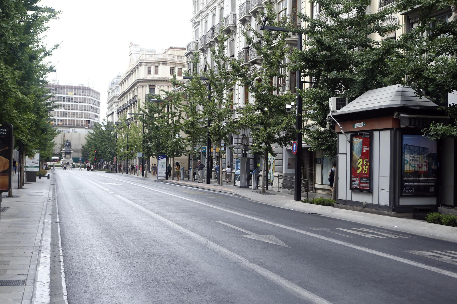 Imagen de archivo de la calle Gran Vía de Colón de Granada