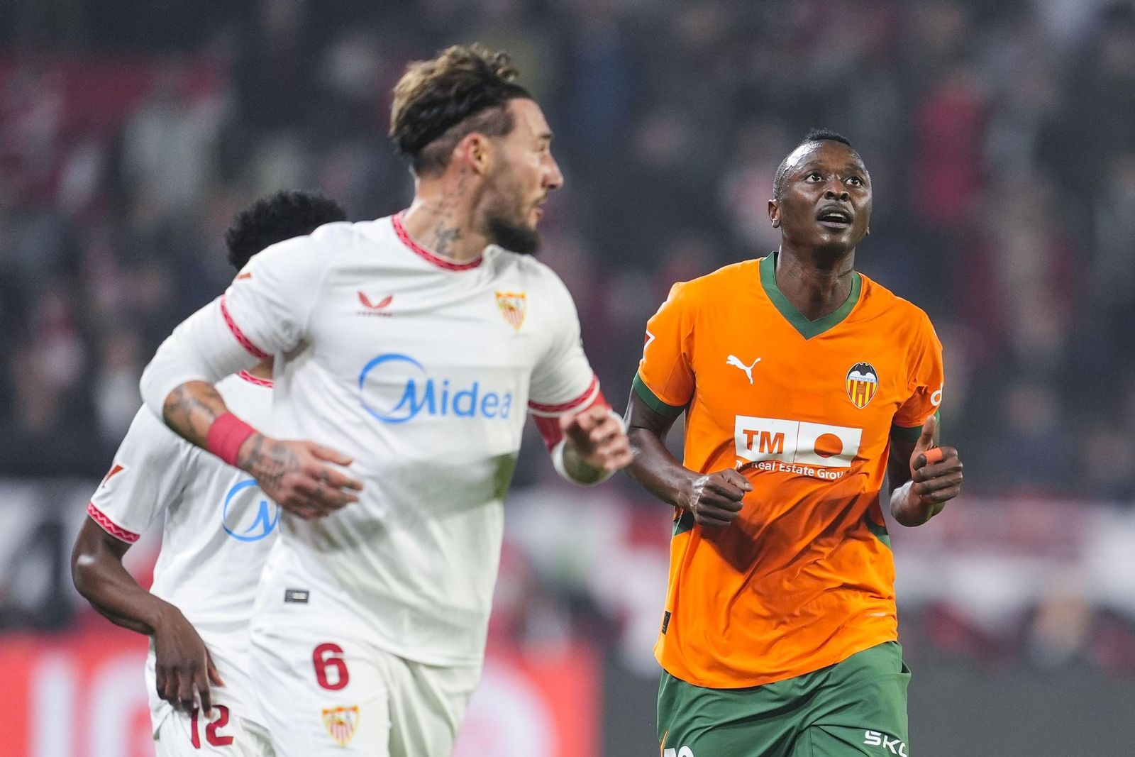 Las mejores imágenes del partido Sevilla - Valencia