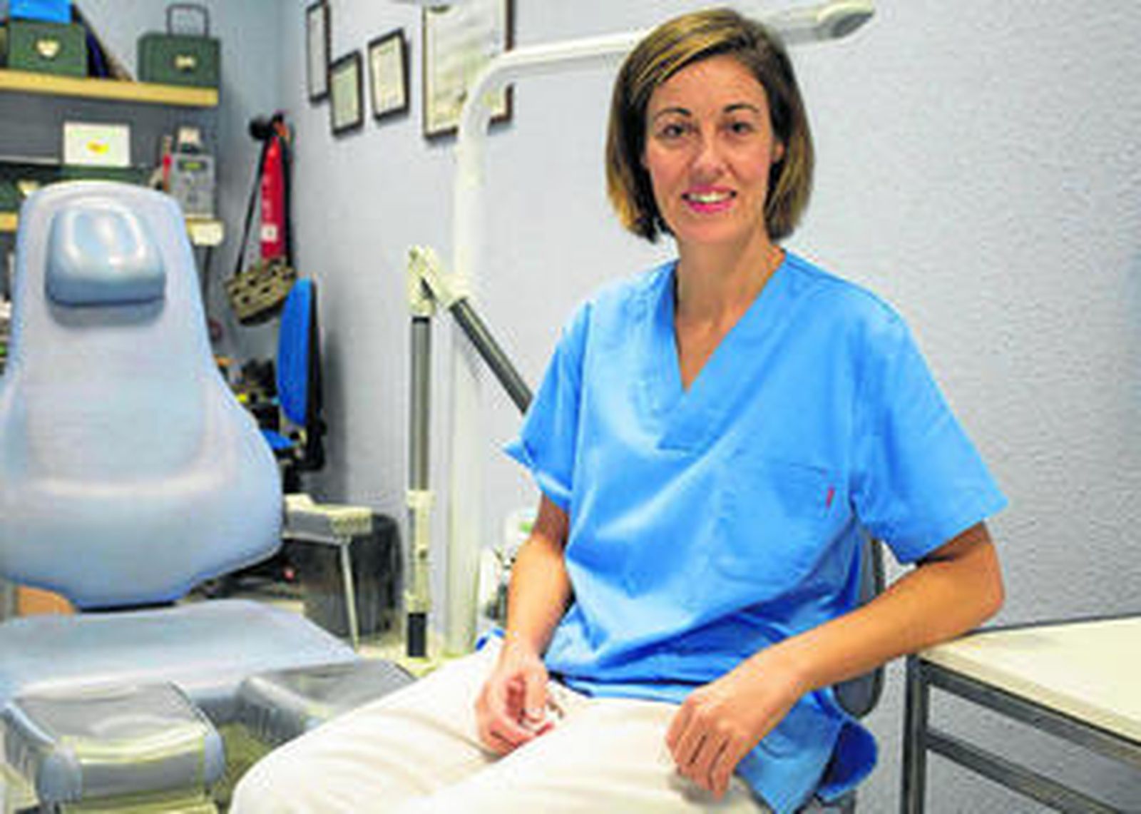 Esther Manzanares, vocal del Colegio de Podólogos de Andalucía.